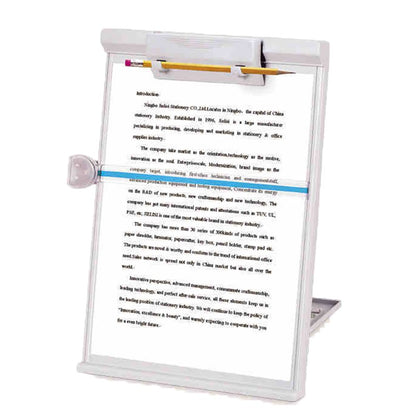 A4 Reading Holder Desktop Document Holder With Adjustable Clip Document Reading Stand For Office School Home