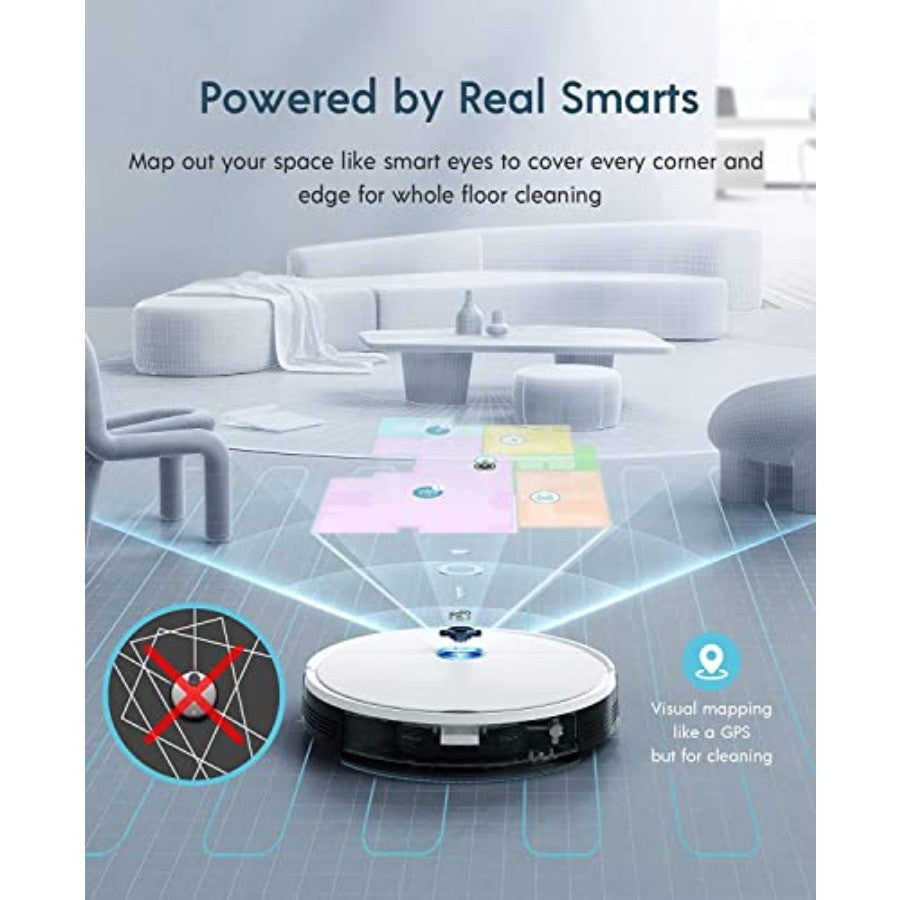 Smart Home Cleaning Solution with SelfEmptying Dustbin 3in1 Vacuum and Mop Robot for Hard Floors and Carpets 3000Pa High Suctio