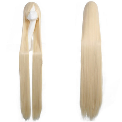 cosplay wig, ancient costume, men and women, long straight hair, anime, colored hair Synthetic fiber wig