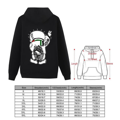 Handala Hoodie men's autumn clothes men's clothing hooded shirt male clothes hoodie men