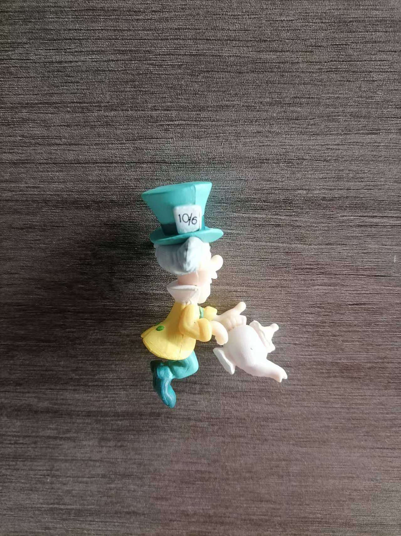 Disney Anime Alice no País das Maravilhas Gato Cheshire Coelho Branco Chapeleiro Louco Ostra Jovem Bonecos de Ação Brinquedos Fofos Bonecas de Moda Hobby
