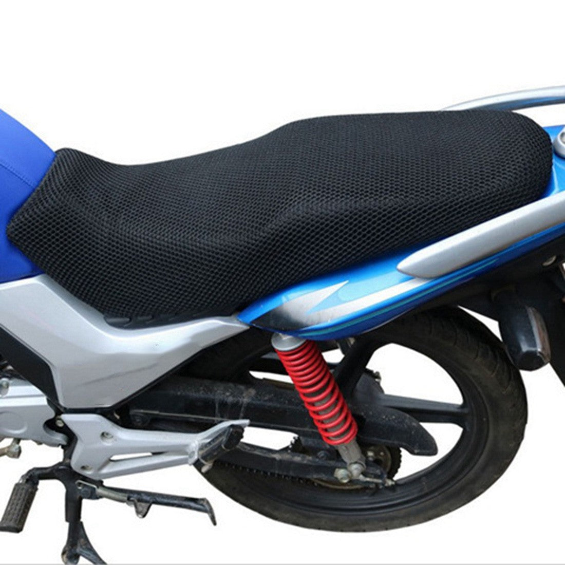 Capa de Assento de Motocicleta em Malha 3D Respirável Antiderrapante para Quatro Estações Capas de Assento de Scooter para Motocicleta Almofada Acessórios M/L/XL/XXL/XXXL