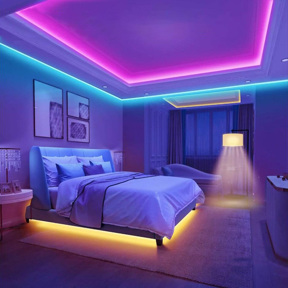 Led Strip Lights RGB Led Ribbon Flexible Tape with Remote Control for Rome Bedroom Decor TV Backlight Luces Led