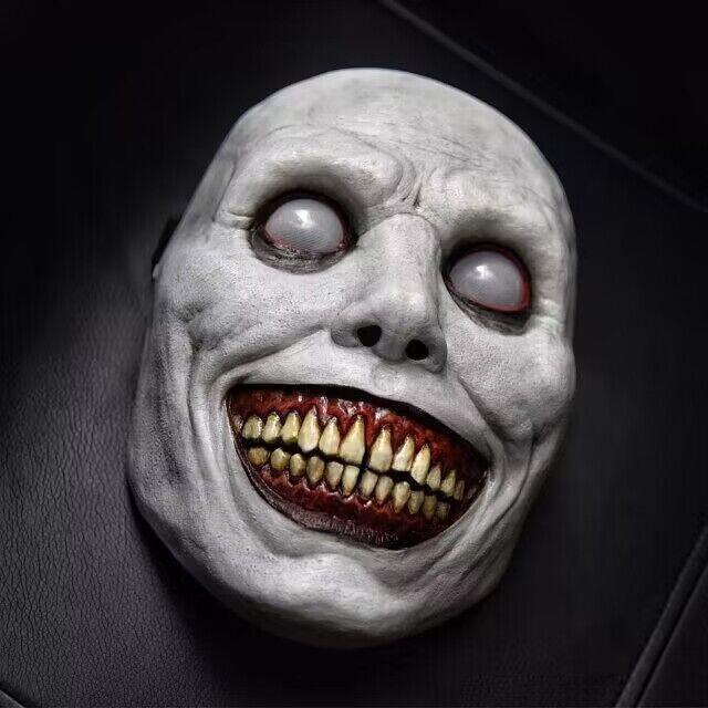 Christmas Zombie Mask - Scary Clown & Demon Dual Face Design, Lightweight Breathable for Cosplay