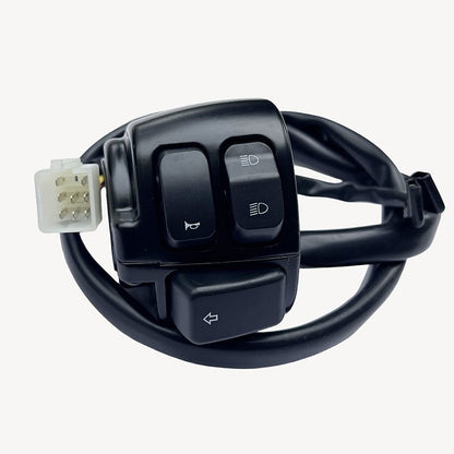 Interruptor de Controle de Seta de Guidão Preto 1" para Moto Harley XL883 96-13 Sportster Dyna V-ROD Softail