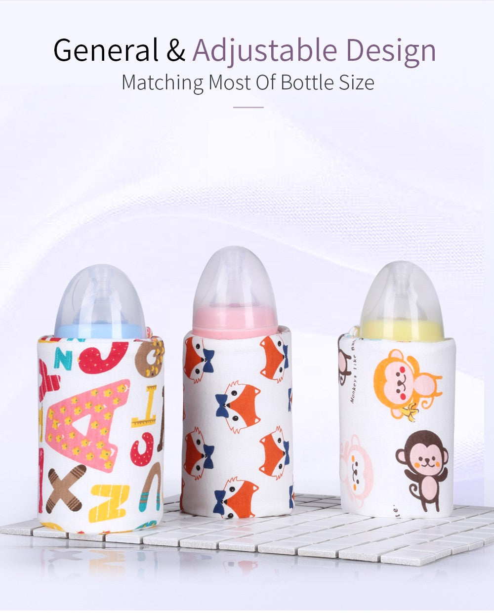USB Baby Bottle Warmer Portable Travel Infant Baby Feeding Bottle Warmer Heater Thermostat Heated Cover Milk Bottle Heater Bags
