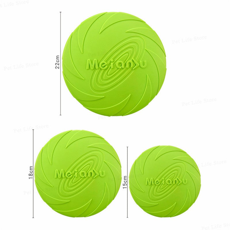 OUZEY Brinquedos de Disco Voador Resistente à Mordida para Cães, Brinquedos Multifuncionais para Treinamento de Filhotes, Jogos Interativos ao Ar Livre, Produtos para Cães de Estimação