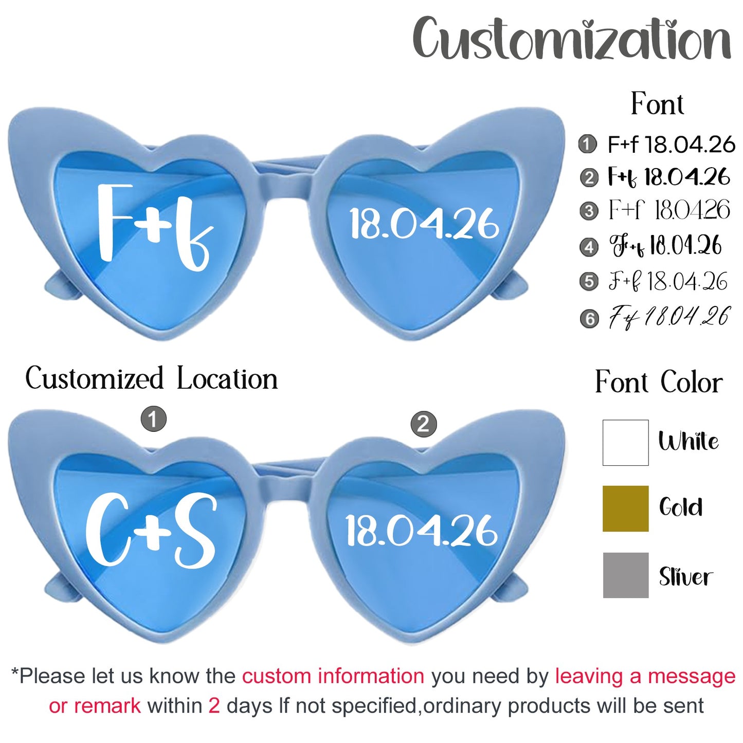 12-120Pcs Custom Wedding Sunglasses Personalised Heart Shaped Sunglasses Wedding Party Favors for Guest Date Initials Custom