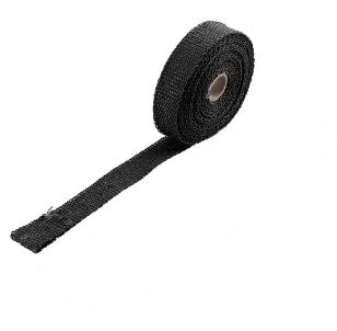 5M Roll Fiberglass Heat Shield Motorcycle Exhaust Thermal Tape Header Pipe Heat Wrap Tape Thermal Protection with Stainless Ties
