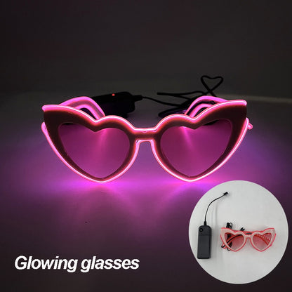 Fashion Attractive Glowing Decor Supplies Carnival LED Optical Fiber Baseball Cap Flashing For Carnival Party In The Dark Night