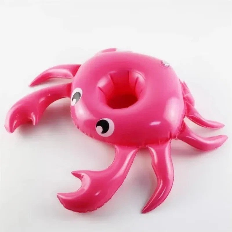 Hawaii Flamingo Coco Cup Holder Beverage Boats Phone Stand Floating Inflatable Pool Float Cup Holder Summer Beach Party Supplies