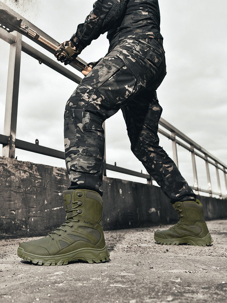 Botas de Caminhada Masculinas de Cano Alto, Casuais, Confortáveis e Quentes