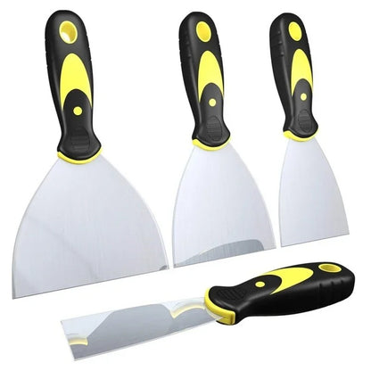 Conjunto de Espátulas Raspadoras de 1/2/3/4/5 polegadas para Massa Corrida, Pá, Espátula de Enchimento, Tinta, Massa de Calafetar, Construção, Ferramentas de Limpeza Domésticas e Industriais