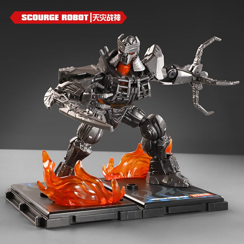 Boneco de Ação do Filme Transformation Op Comandante Bumblebee Mirage Scourge Montagem com Luz