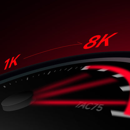 Teclado Gamer AKKO TAC75 HE com Switches Magnéticos 75% Rapid Trigger 0.005mm 8K RGB com Fio Teclado Personalizado para Esports