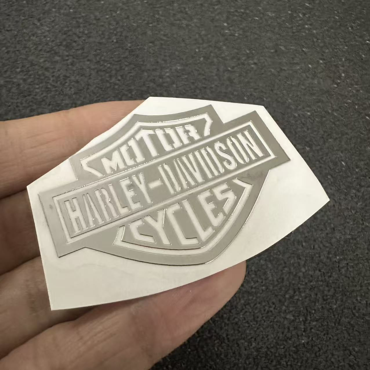 Adesivo de Metal para Capacete de Moto com Logo Retrô de Crânio, Decalque de Decoração para Harley Davidson Electra Glide 1250S PA1250 Acessório