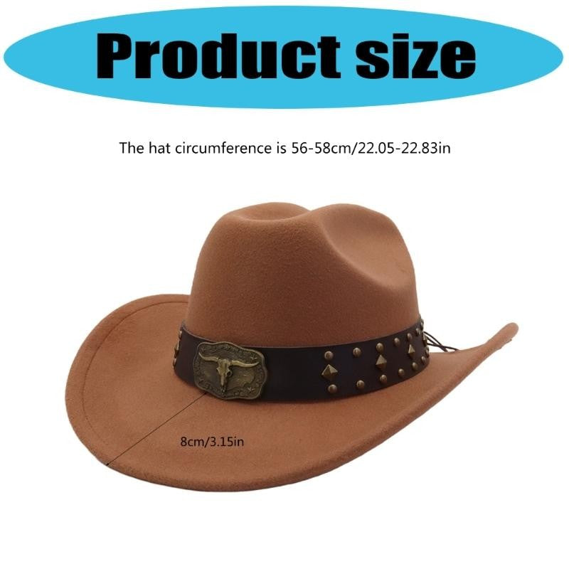 31BB Vintage Wide Brims Sun Hat Western Styles Lightweight Polyester Summer Outdoor Gears For Men Women Unisex