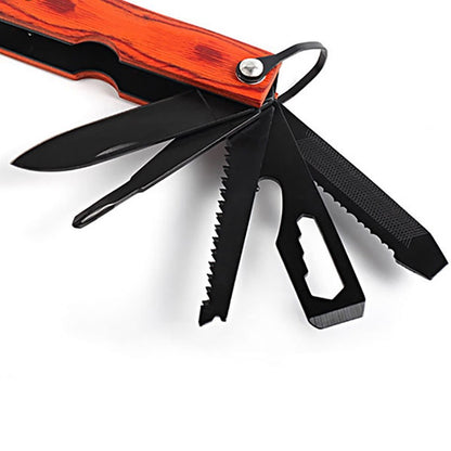 Machado de Segurança Martelo 15 em 1 Multifuncional Alicate Machado Serra Chave Saca-rolhas Cortador Ferramentas Combinadas Martelos de Segurança para Acampamento ao Ar Livre