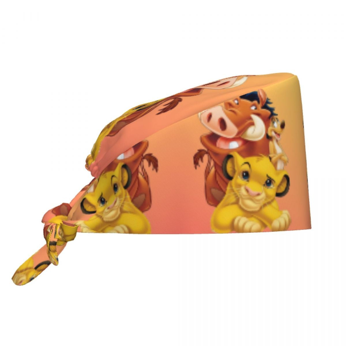 Boné cirúrgico personalizado O Rei Leão, divertido, para homens e mulheres, chapéu de esfoliação, gorro de enfermeira para dentista