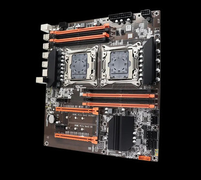 MOUGOl X99 Dual CPU Gaming Motherboard DDR4 M.2 NVME USB3.0 E-ATX LGA2011-3 Support Xeon E5 2680 V4 CPU Server Motherboard
