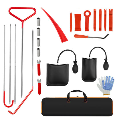 Kit de Ferramentas Automotivas de Abertura de Emergência para Janela de Carro, Chave Perdida, Trancado, Saco de Cunha de Ar, Bomba, Kit de Abertura para Carro e Caminhão