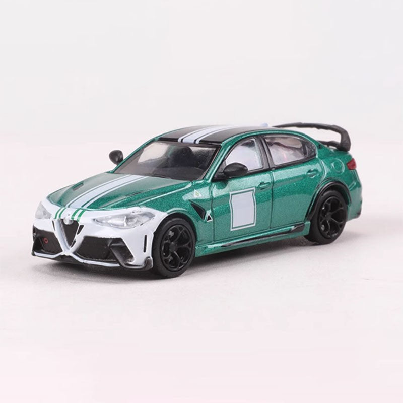 Diecast Original 1:64 Scale Alfa Romeo GTAm Miniature Simulation Alloy Car Model Collection Decoration Toy Gift Souvenir Display