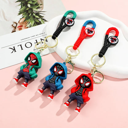 Marvel Spider Man Boneco Fofo Widget Bonecos de Ação Vingadores Homem de Ferro Capitão América Chaveiro Bolsa Chaveiro Widget Presentes de Aniversário