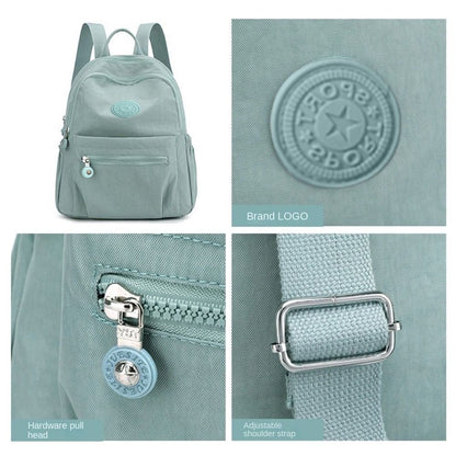 Bolsa de Ombro Casual Grande Capacidade Mochila Estudantil Impermeável Leve Mini Mochila Pequena Resistente ao Desgaste Viagem