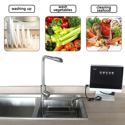 Household Portable Sink Dishwasher Small Free-standing Installation-free Kitchen 110V/220V Automatic Ultrasonic Wash Dishwasher