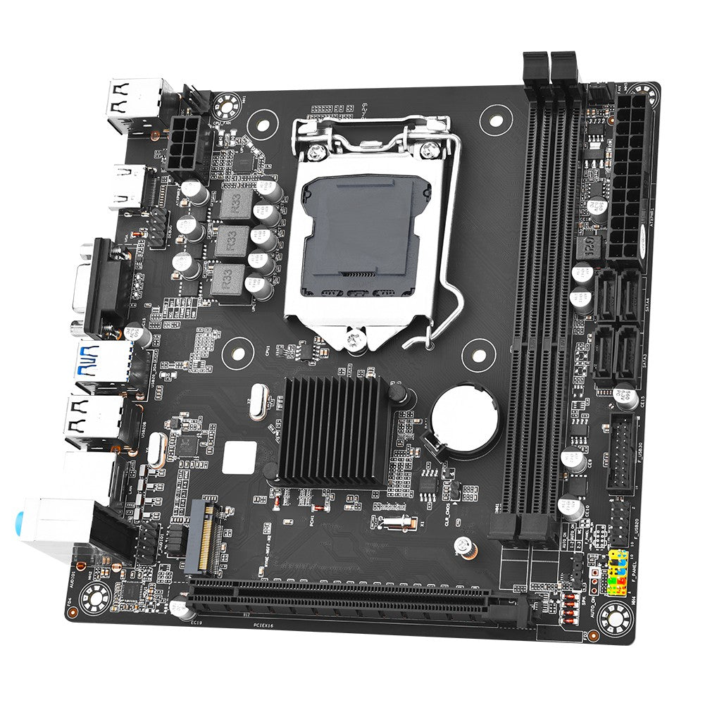 Placa-mãe de Desktop B75M-I LGA 1155 Mini-ITX DDR3 16GB Placa-mãe de Computador Suporte M.2 NVME HDMI+VGA