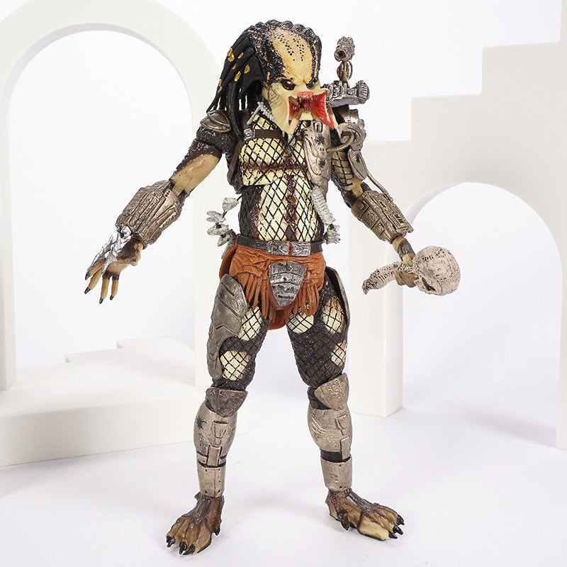 Filme Clássico NECA Ultimate Series Predador 7" Caçador da Selva vs Ovos Alienígenas PVC Boneco Articulado Colecionável