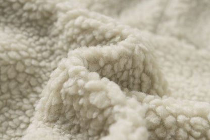 Pata Outdoor Windproof Hiking Fleece Jacket Imitation Lamb Wool Stand Collar Zipper Fleece Jacket Polar Fleece Warm Couple Coat