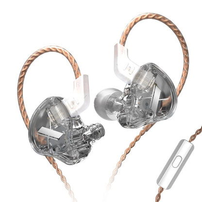 KZ EDX Wired Headset In-Ear Monitor Earbuds Earphones Detachable Cable Sport Game Noice Cancelling Headphone With Microphone