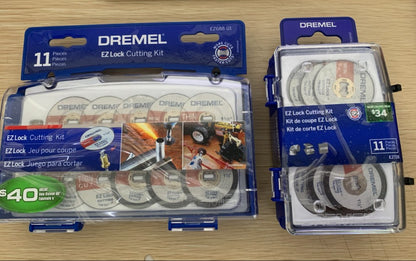 Kit de Corte Dremel EZ Lock Cortador de Plástico 476 Mandril 402 Cortador Fino 409 para Ferramenta Elétrica de Esmerilhamento EZ688-01 / 686