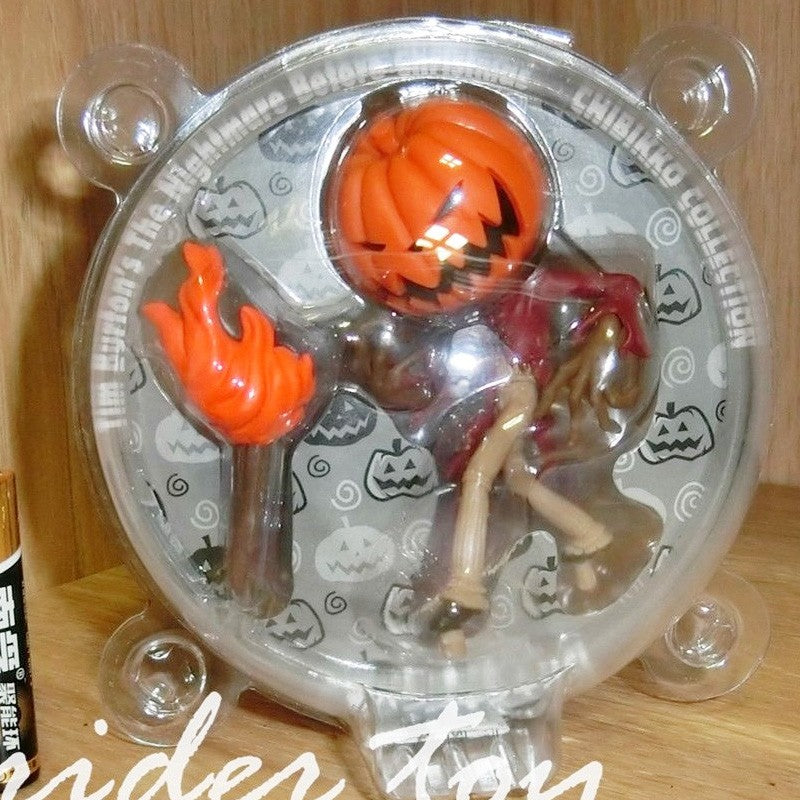 Original Disney The Nightmare Before Christmas Pajama Jack Action Figure Toys Halloween Pumpkin Head Ornaments Toy Gift For Kids