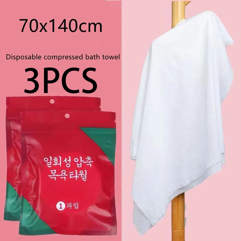 Travel Disposable Compression Towel Large Cleansing Bath Towel Makeup Remover Portable Hotel Candy Pack Non-woven Face Towel