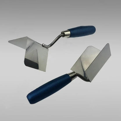 Ferramenta de canto para Drywall 8x6cm Lado Externo / Interno Faca de Canto de Aço Inoxidável Colher de Canto para Drywall Gyprock Placa de Gesso