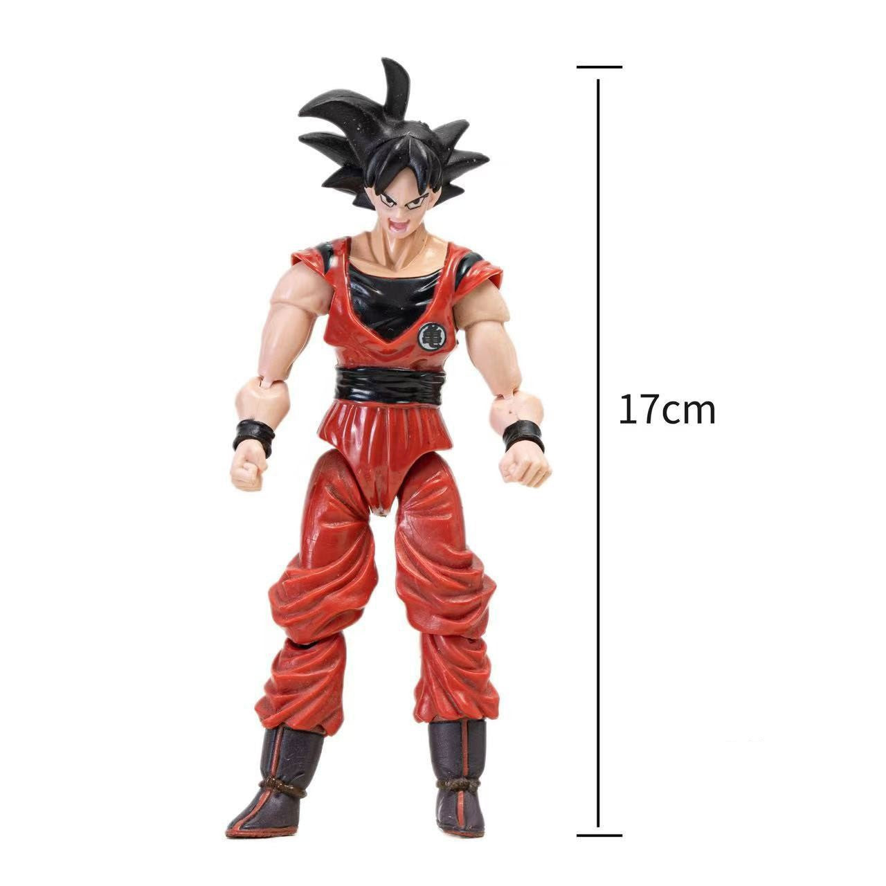 12-18CM Anime Dragon Ball Z Super Saiyan Son Goku Broly Vegeta Anime Action Figure Model Gifts Collectible Figurines for Kids