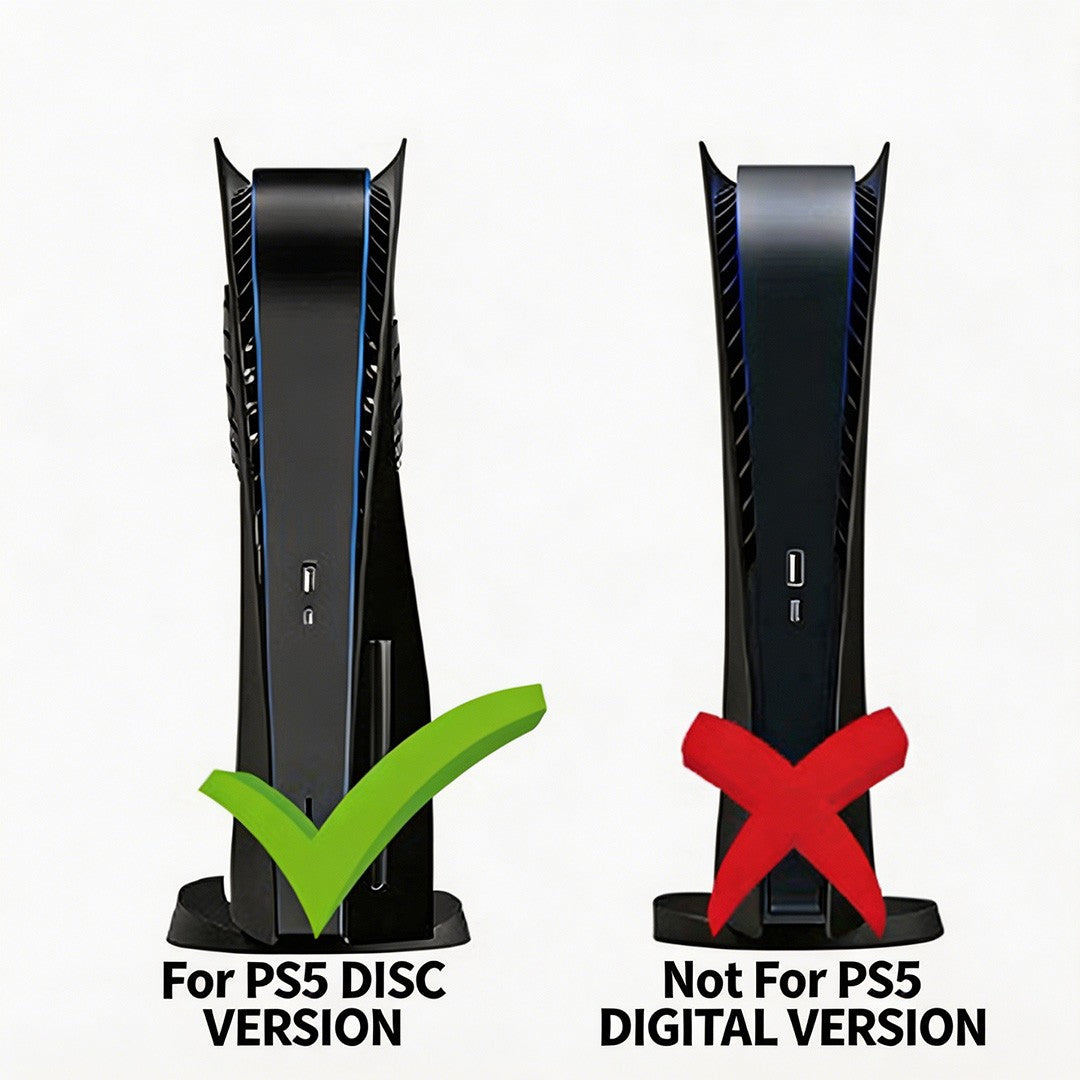 For PS5 Console Disc Edition Replacement Faceplate Protective Shell Panel with Cooling Vents Cover For Playstion 5 Disc Version