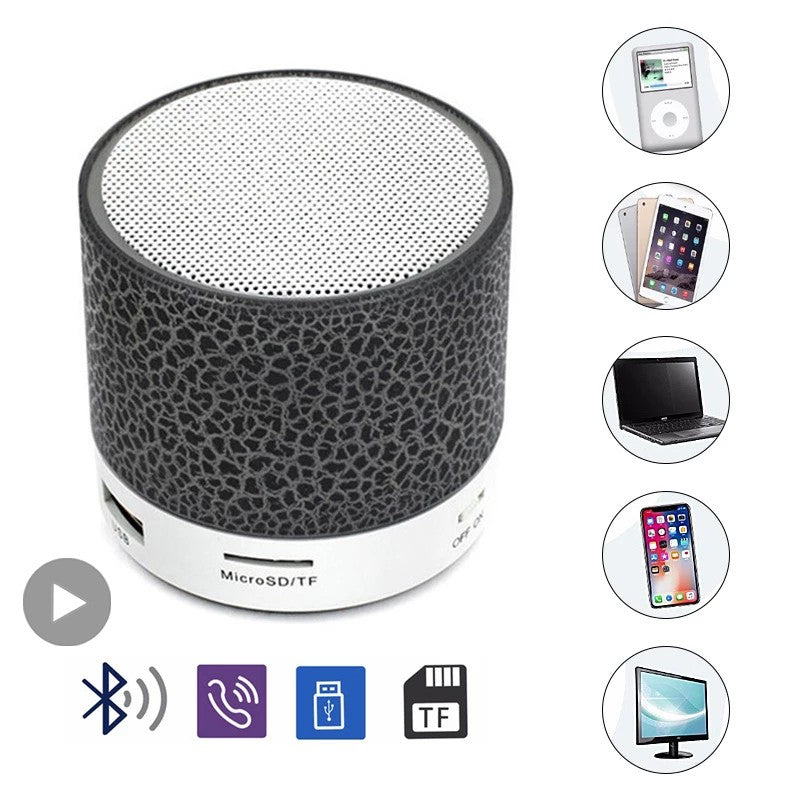 Caixa De Som Bluetooth Sem Fio Portátil Mini Alto-falante Blutooth Para Subwoofer Defletor Áudio Viva-voz Bocina Baffe
