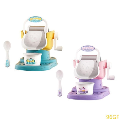 96GF Máquina de Sorvete Manual para Sobremesas Congeladas Caseiras Brinquedo Criativo de Cozinha Educacional para Crianças
