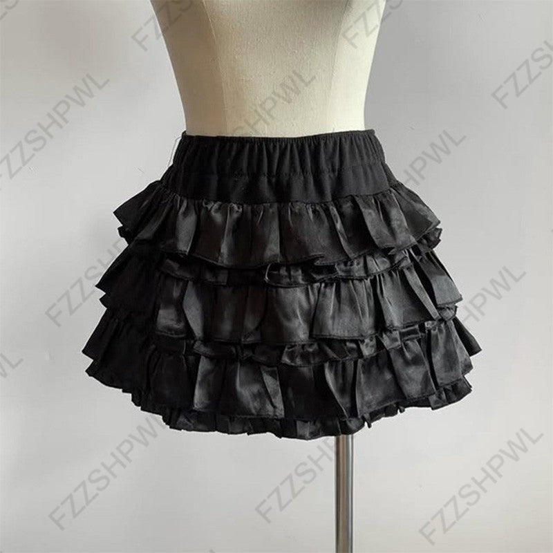 Women's Skirt Fashion Streetwear Pink Polka Dot Pattern Sports Casual Style vintage Y2K Emo Girls Sweet Harajuku Cute Slim Skirt