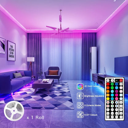 USB LED Strip Light APP Control IR Bluetooth Tape RGB IR Bedroom Living Room Self-adhesive TV Backlight Remote Lamp Diode Lights