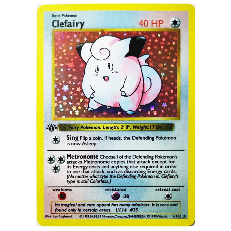 Cartas Colecionáveis Pokémon 1996 1ª Edição Flash Cards Charizard Blastoise Jogo DIY PTCG Jogo Anime Cartas Feitas à Mão Brinquedos de Presente