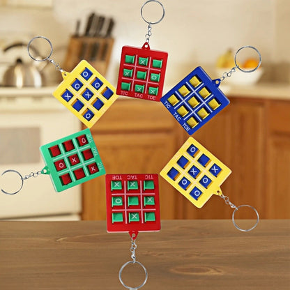 6-30PC with Key Chain Tic Tac Toe Puzzle Game Children Birthday Wedding Party Guest Gifts Kindergarten School Party Small Gifts