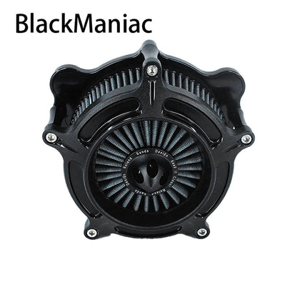 RSD Turbine Air Cleaner Matte Black Intake Filter For Harley Sportster XL 883 Dyna V-Rod Softail Fat Boy Touring Ultra FLHR FLHX