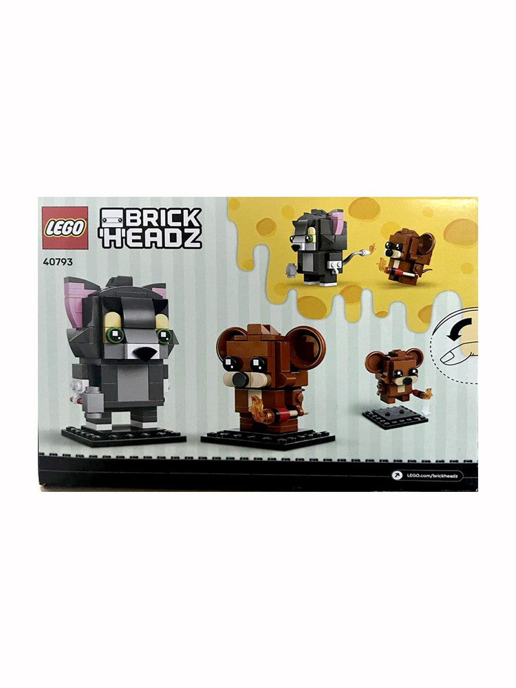 Lego 40793 Tom and Jerry Série Cabeça Quadrada 2025 Blocos de Construção Educacionais Infantis Novos