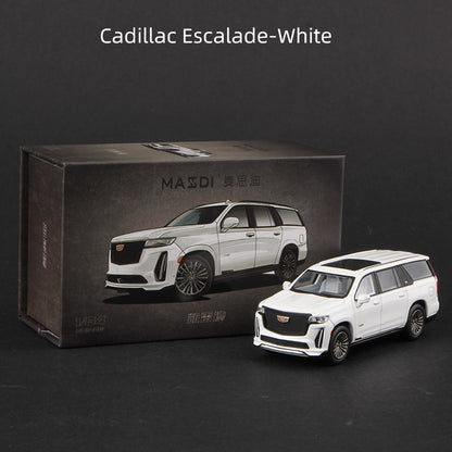 Massdi 1:64 Cadillac Escalade Carro Modelo CT5 CT6 Liga Miniatura Veículos Diecast Coleção de Brinquedos