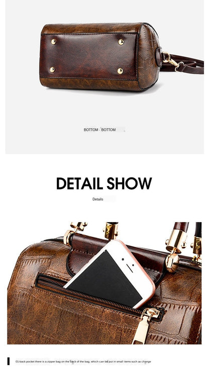 Luxury Design Handbags Shoulder Bags Top Quality PU Leather Women Handbag Classic Crocodile Tote Bag Female Messenger Bag Bolso