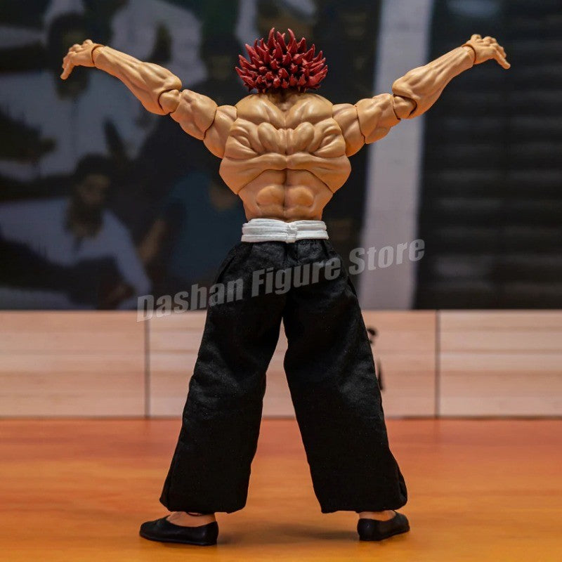 ST Baki Hanma Filho de Ogro Boneco de Ação Hanma Yuujiro Estatueta Ko Luta PVC Coleção Anime Yujiro Figuras Modelo Brinquedos Presentes
